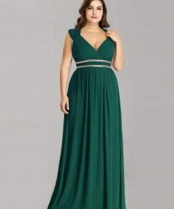 Ever-Pretty US Plus Size Sleeveless Grecian Style Formal Evening Dress