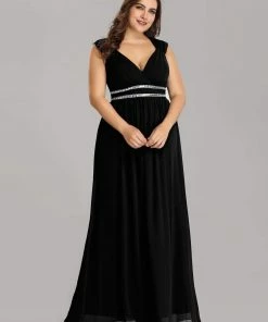 Ever-Pretty US Plus Size Sleeveless Grecian Style Formal Evening Dress