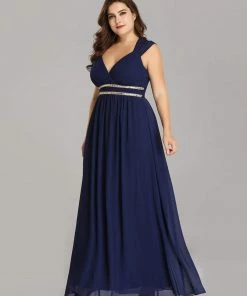 Ever-Pretty US Plus Size Sleeveless Grecian Style Formal Evening Dress