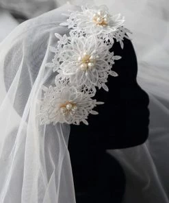 Ever-Pretty US SHOP BY STYLE Elegant Maxi Lace Elopement Wedding Dress With Ruffle Sleeves