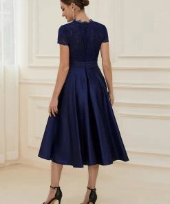 Ever-Pretty US Romantic V-neck Lace Bodice A-line Cocktail Dress 63 Ever-Pretty US Romantic V-neck Lace Bodice A-line Cocktail Dress