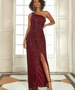 Ever-Pretty US Fancy One Shoulder Sequin Long Evening Dress SHOP BY OCCASION