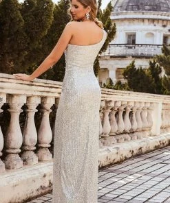 Ever-Pretty US Fancy One Shoulder Sequin Long Evening Dress SHOP BY OCCASION
