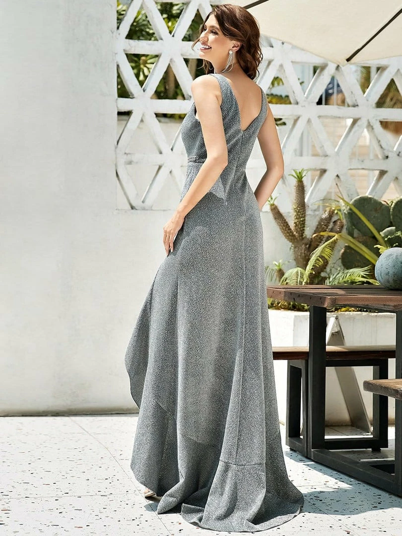 Ever-Pretty US Sheer Panel Sleeveless Asymmetrical Hem Floor-Length Evening Dress SHOP BY OCCASION 2 Ever-Pretty US Sheer Panel Sleeveless Asymmetrical Hem Floor-Length Evening Dress SHOP BY OCCASION