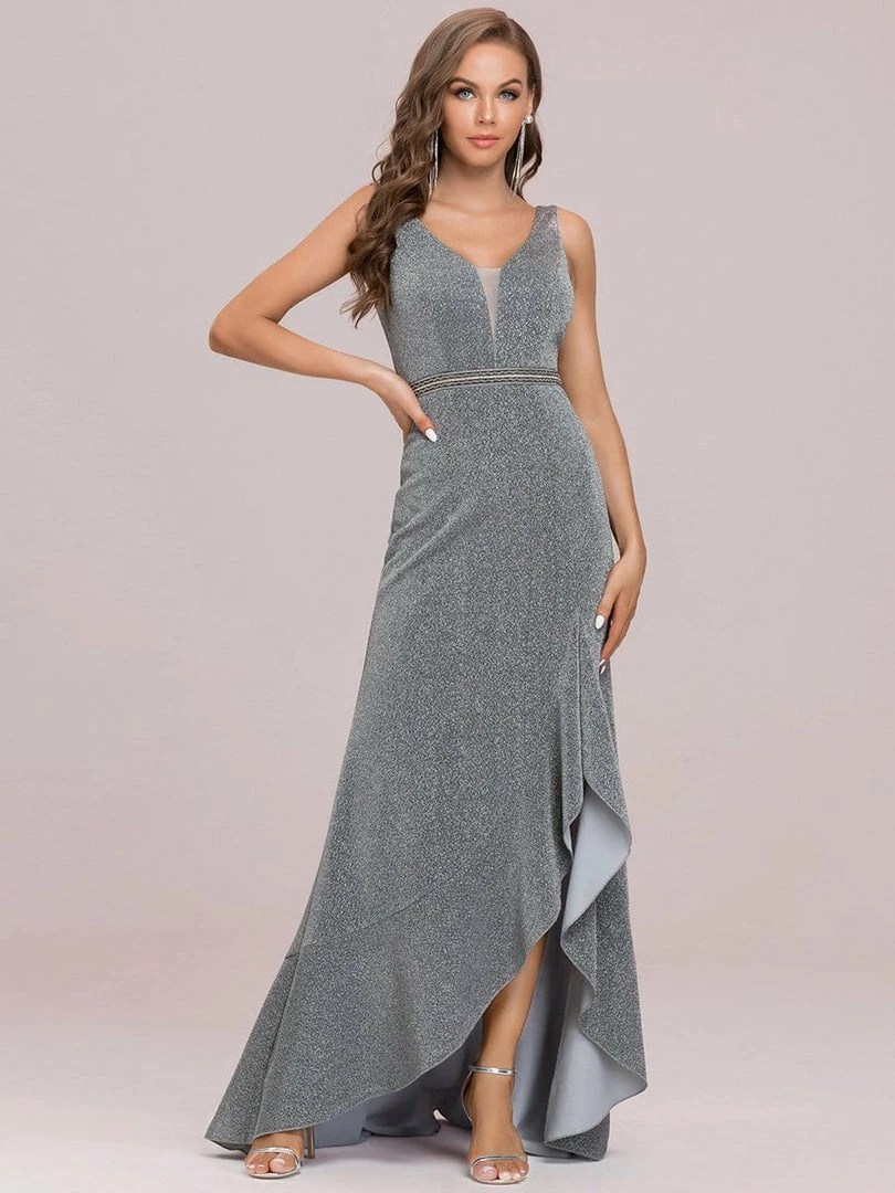 Ever-Pretty US Sheer Panel Sleeveless Asymmetrical Hem Floor-Length Evening Dress SHOP BY OCCASION 6 Ever-Pretty US Sheer Panel Sleeveless Asymmetrical Hem Floor-Length Evening Dress SHOP BY OCCASION