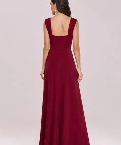 Ever-Pretty US SHOP BY OCCASION Floor Length Sweetheart Pleated Bodice Bridesmaid Dress