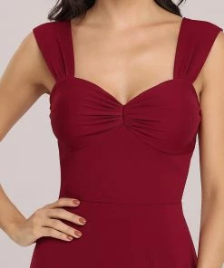 Ever-Pretty US SHOP BY OCCASION Floor Length Sweetheart Pleated Bodice Bridesmaid Dress