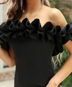 Ever-Pretty US SHOP BY OCCASION Off The Shoulder A Line Mermaid Maxi Evening Gown