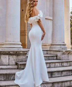 Ever-Pretty US SHOP BY OCCASION Off The Shoulder A Line Mermaid Maxi Evening Gown