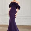 Ever-Pretty US SHOP BY OCCASION Off The Shoulder A Line Mermaid Maxi Evening Gown