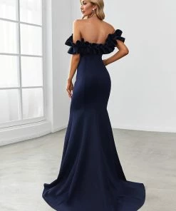 Ever-Pretty US SHOP BY OCCASION Off The Shoulder A Line Mermaid Maxi Evening Gown