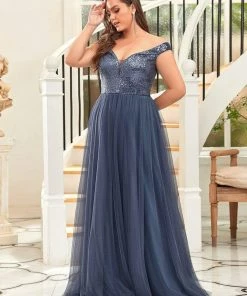 Ever-Pretty US Plus Size Long Sequin Special Occasion Dresses 43 Ever-Pretty US Plus Size Long Sequin Special Occasion Dresses