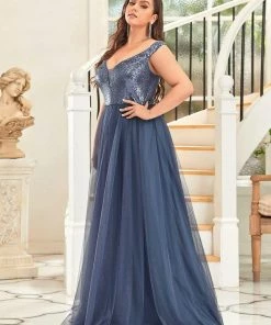 Ever-Pretty US Plus Size Long Sequin Special Occasion Dresses 44 Ever-Pretty US Plus Size Long Sequin Special Occasion Dresses