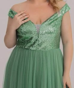 Ever-Pretty US Plus Size Long Sequin Special Occasion Dresses 49 Ever-Pretty US Plus Size Long Sequin Special Occasion Dresses