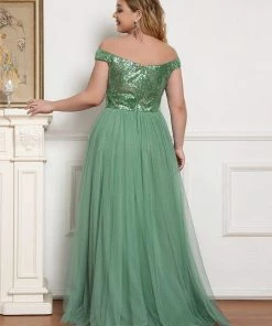 Ever-Pretty US Plus Size Long Sequin Special Occasion Dresses 47 Ever-Pretty US Plus Size Long Sequin Special Occasion Dresses