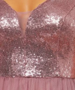 Ever-Pretty US Shiny Sequin Bodice Off The Shoulder Maxi Tulle Evening Dress SHOP BY OCCASION