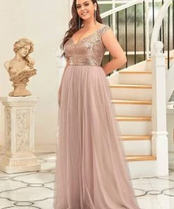 Ever-Pretty US Plus Size Long Sequin Special Occasion Dresses 51 Ever-Pretty US Plus Size Long Sequin Special Occasion Dresses