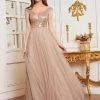 Ever-Pretty US Shiny Sequin Bodice Off The Shoulder Maxi Tulle Evening Dress SHOP BY OCCASION