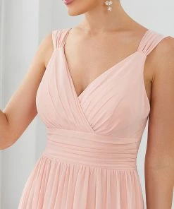 Ever-Pretty US Sleeveless Chiffon Tie Waist A-Line Evening Dress SHOP BY OCCASION