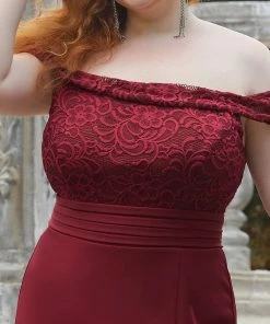 Ever-Pretty US Plus Size Sleeveless Floor-Length Formal Evening Dress