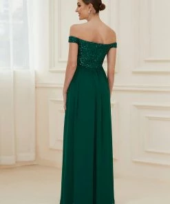 Ever-Pretty US Striped Sequin Sweetheart Floor-Length Evening Dress SHOP BY OCCASION