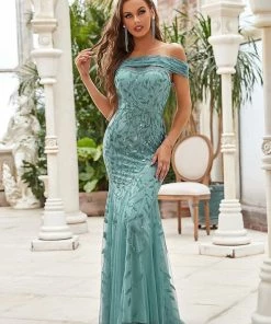 Ever-Pretty US Strapless Sweetheart Applique Bodycon Evening Dress SHOP BY OCCASION
