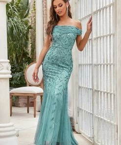 Ever-Pretty US Strapless Sweetheart Applique Bodycon Evening Dress SHOP BY OCCASION
