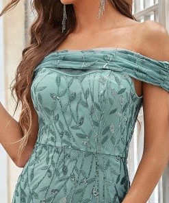 Ever-Pretty US Strapless Sweetheart Applique Bodycon Evening Dress SHOP BY OCCASION