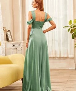 Ever-Pretty US A-Line Cold Shoulder Floor-Length Evening Dress