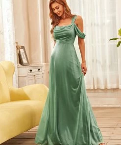 Ever-Pretty US A-Line Cold Shoulder Floor-Length Evening Dress