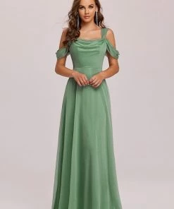 Ever-Pretty US A-Line Cold Shoulder Floor-Length Evening Dress
