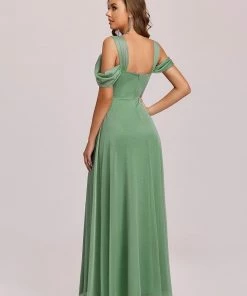 Ever-Pretty US A-Line Cold Shoulder Floor-Length Evening Dress