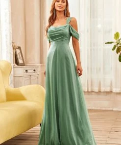 Ever-Pretty US A-Line Cold Shoulder Floor-Length Evening Dress