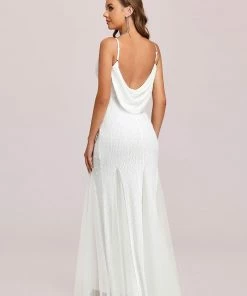 Ever-Pretty US Spaghetti Strap Open Back Mermaid Evening Dress SHOP BY OCCASION