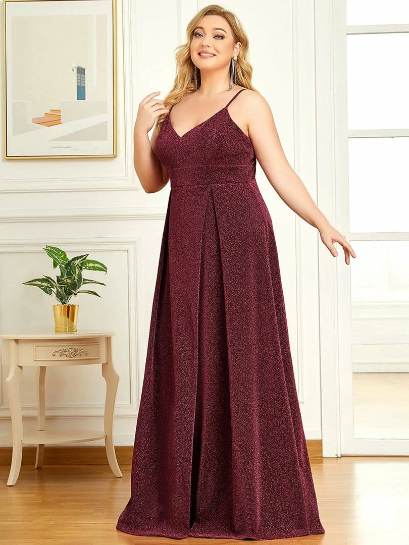 Ever-Pretty US Plus Size Formal Spaghetti Straps Side Split Evening Dresses SHOP BY OCCASION 9 Ever-Pretty US Plus Size Formal Spaghetti Straps Side Split Evening Dresses SHOP BY OCCASION