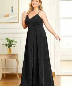 Ever-Pretty US Plus Size Formal Spaghetti Straps Side Split Evening Dresses SHOP BY OCCASION 28 Ever-Pretty US Plus Size Formal Spaghetti Straps Side Split Evening Dresses SHOP BY OCCASION