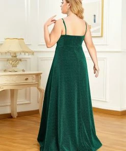 Ever-Pretty US Plus Size Formal Spaghetti Straps Side Split Evening Dresses SHOP BY OCCASION 35 Ever-Pretty US Plus Size Formal Spaghetti Straps Side Split Evening Dresses SHOP BY OCCASION