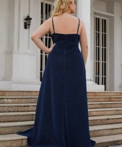 Ever-Pretty US Plus Size Formal Spaghetti Straps Side Split Evening Dresses SHOP BY OCCASION 46 Ever-Pretty US Plus Size Formal Spaghetti Straps Side Split Evening Dresses SHOP BY OCCASION