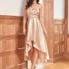 Ever-Pretty US Spaghetti Strap Sequin Cherry Blossom High Low Evening Dress SHOP BY OCCASION
