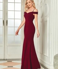 Ever-Pretty US Mermaid Cold Shoulder Sequin Bodycon Evening Dress SHOP BY OCCASION