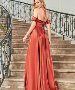 Ever-Pretty US Stylish Floor-Length Off Shoulder Halter Evening Dress SHOP BY OCCASION