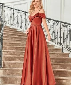 Ever-Pretty US Jeweled Belt Sweetheart Off-Shoulder A-Line Evening Dress SHOP BY OCCASION