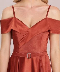 Ever-Pretty US Jeweled Belt Sweetheart Off-Shoulder A-Line Evening Dress SHOP BY OCCASION