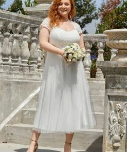 Ever-Pretty US Elegant Ordinary Shoulder Square Neckline Pattern Evening Dress