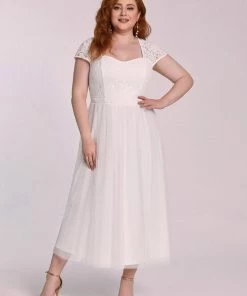 Ever-Pretty US Elegant Ordinary Shoulder Square Neckline Pattern Evening Dress