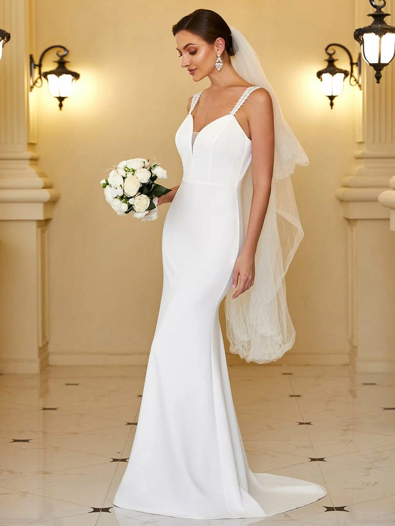 Ever-Pretty US Sleeveless Sweetheart Bodycon Fishtail Wedding Dress 4 Ever-Pretty US Sleeveless Sweetheart Bodycon Fishtail Wedding Dress