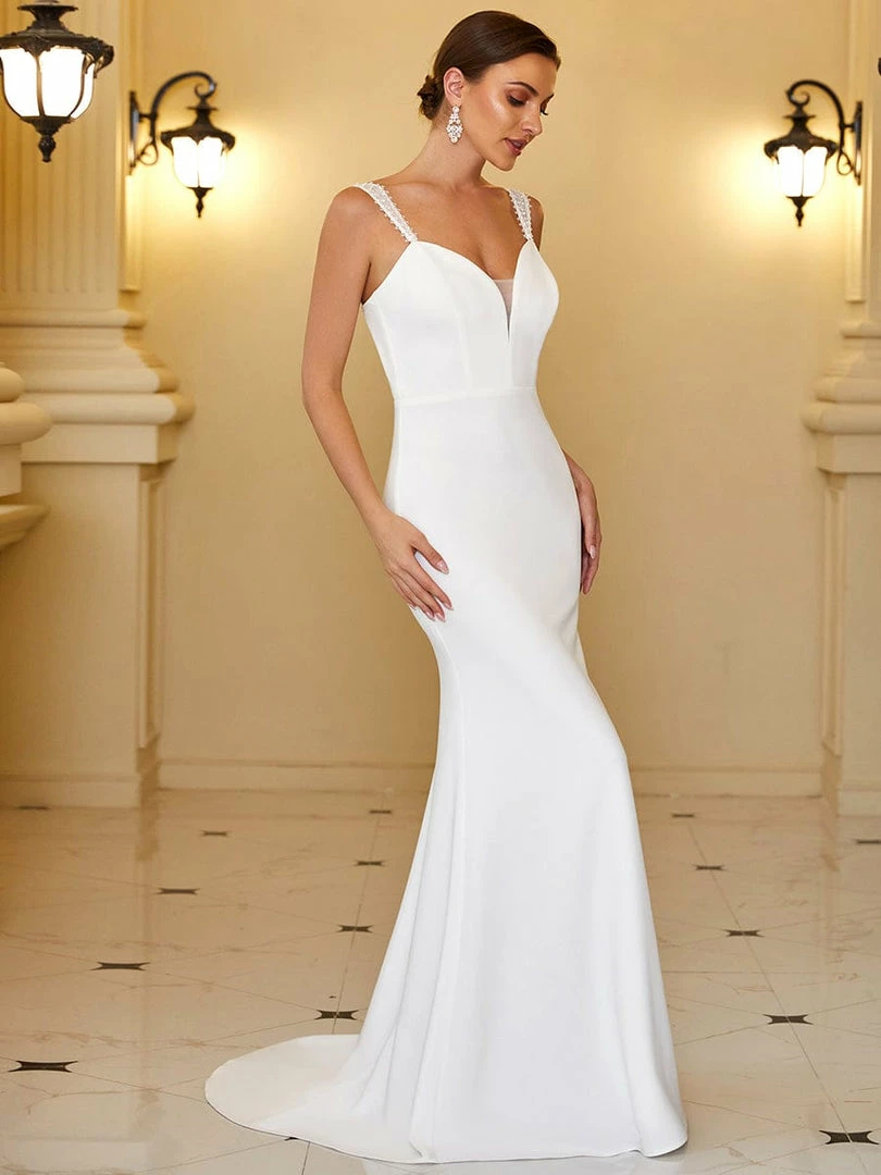 Ever-Pretty US Sleeveless Sweetheart Bodycon Fishtail Wedding Dress 5 Ever-Pretty US Sleeveless Sweetheart Bodycon Fishtail Wedding Dress