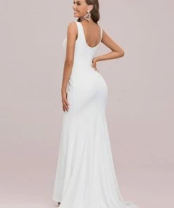 Ever-Pretty US Elegant Sleeveless Bodycon Sheath Simple Wedding Dress Summer Dresses 2022 14 Ever-Pretty US Elegant Sleeveless Bodycon Sheath Simple Wedding Dress Summer Dresses 2022