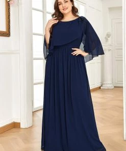 Ever-Pretty US Sequin Applique Chiffon Cape A-Line Mother Of The Bride Dress Summer Dresses 2022 14 Ever-Pretty US Sequin Applique Chiffon Cape A-Line Mother Of The Bride Dress Summer Dresses 2022