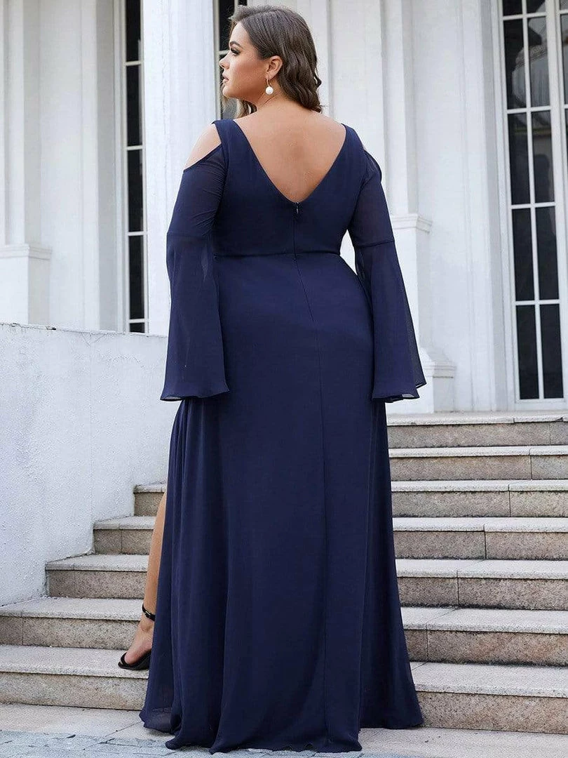 Ever-Pretty US Plus Size Long Bell Sleeve Formal Sequin Mother Of The Bride Dress Summer Dresses 2022 2 Ever-Pretty US Plus Size Long Bell Sleeve Formal Sequin Mother Of The Bride Dress Summer Dresses 2022